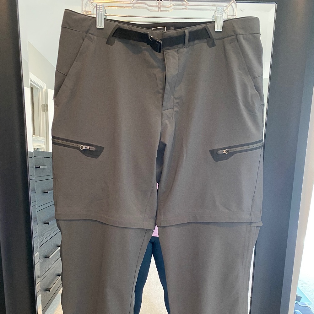Gray hiking travel pant
